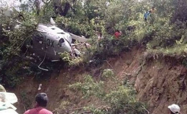 Se estrelló en Oaxaca un helicóptero con ayuda para las víctimas del terremoto: hay 3 heridos