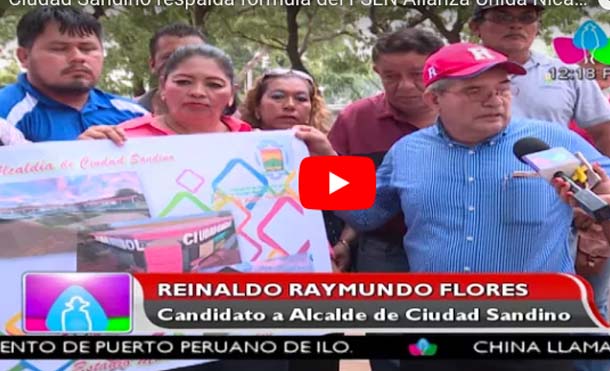 Ciudad Sandino respalda fórmula del FSLN Alianza Unida Nicaragua Triunfa