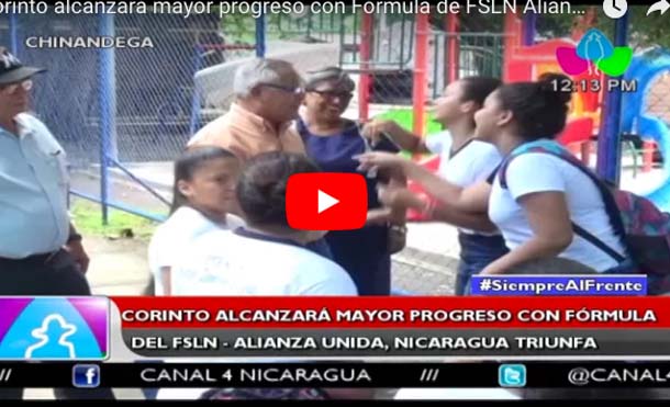 Corinto alcanzará mayor progreso con Fórmula de FSLN Alianza Unida Nicaragua Triunfacorinto