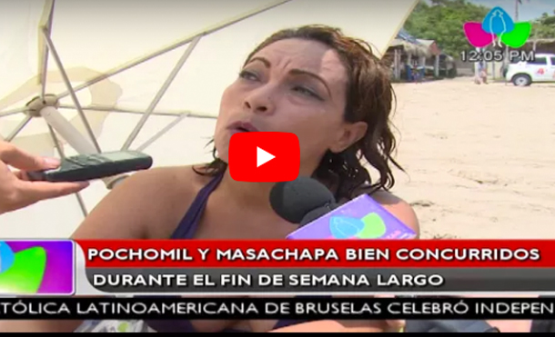 Pochomil y Masachapa bien concurridos durante el fin de semana largo