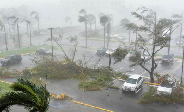 El huracán María azota a Puerto Rico