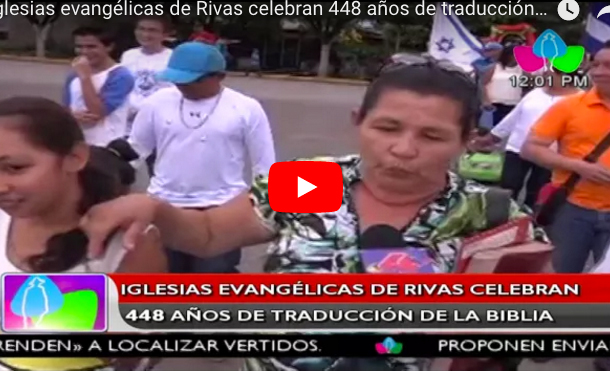 Iglesias evangélicas de Rivas celebran 448 años de traducción de la Biblia