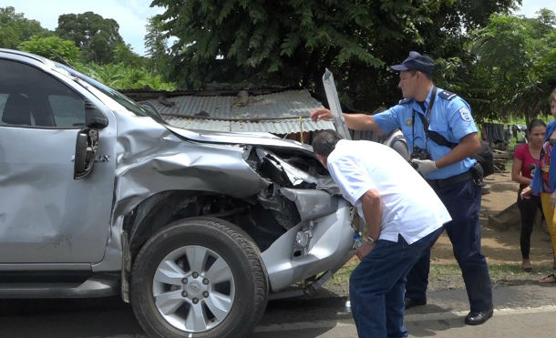 Rivas: accidente de tránsito en el Km 103 deja dos muertos