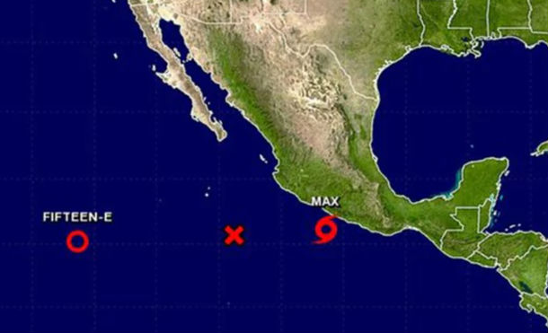 Alerta en México por la formación de la tormenta tropical Max en el Océano Pacífico