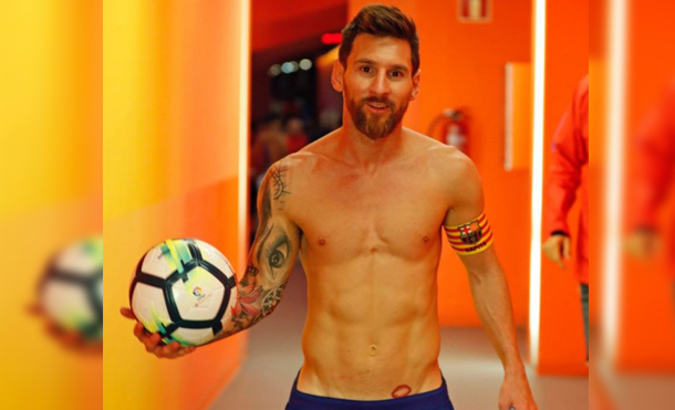 Messi se hace un tatuaje “picarón” en una zona íntima dedicado a Antonela