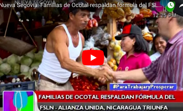 Nueva Segovia: Familias de Ocotal respaldan fórmula del FSLN Alianza Unida Nicaragua Triunfa