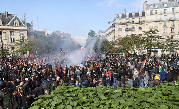 Violencia en París, por las nuevas reformas laborales