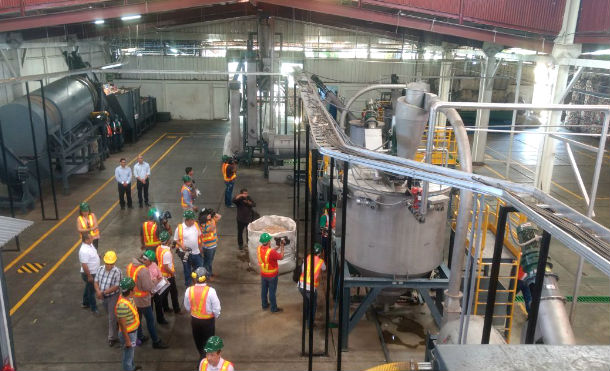 Inauguran planta de reciclaje en Parque Industrial de Zona Franca Las Mercedes.