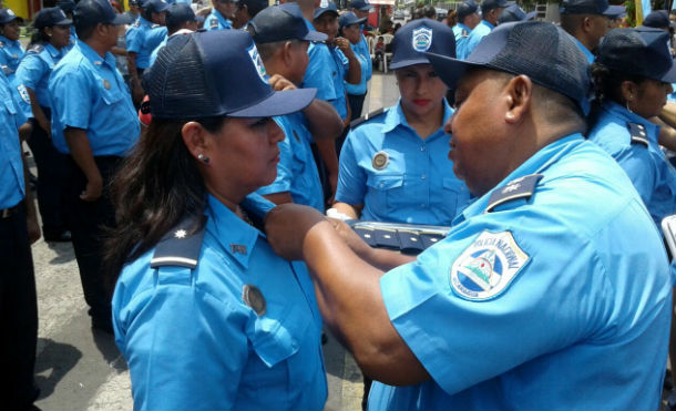 Chinandega: Policía Nacional realiza acto de ascenso de grados