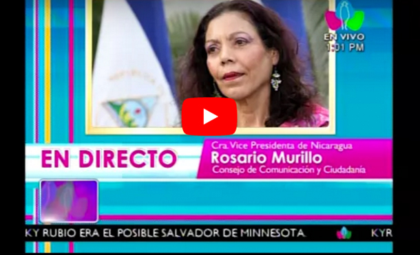 Comunicación con la Vicepresidenta Compañera Rosario Murillo 21 Septiembre 2017