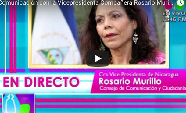 Comunicación con la Vicepresidenta Compañera Rosario Murillo, 28 Septiembre 2017