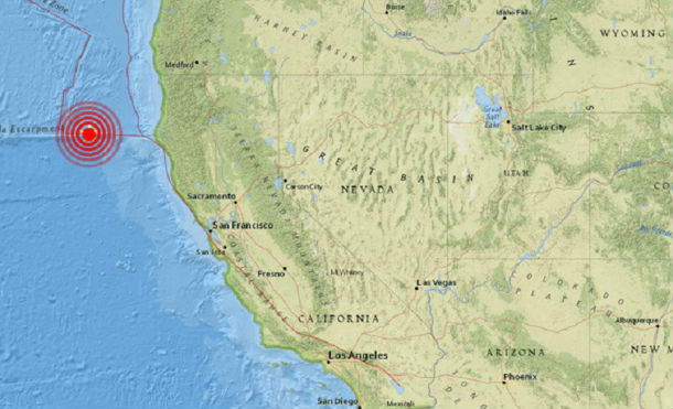 Se registra un sismo de magnitud 5,7 en la costa de California