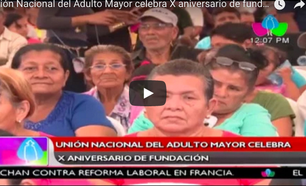 Unión Nacional del Adulto Mayor celebra X aniversario de fundación