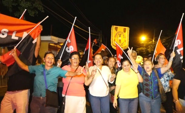 Masaya: Pobladores de Las Villas respaldan candidatos del Frente Sandinista