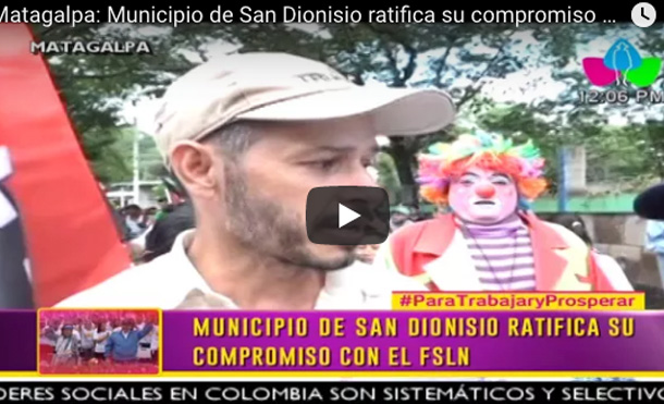 Matagalpa: Municipio de San Dionisio ratifica su compromiso con el FSLN