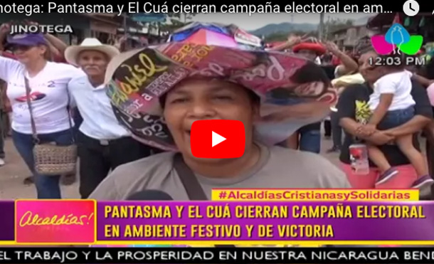 Jinotega: Pantasma y El Cuá cierran campaña electoral en ambiente festivo y de victoria