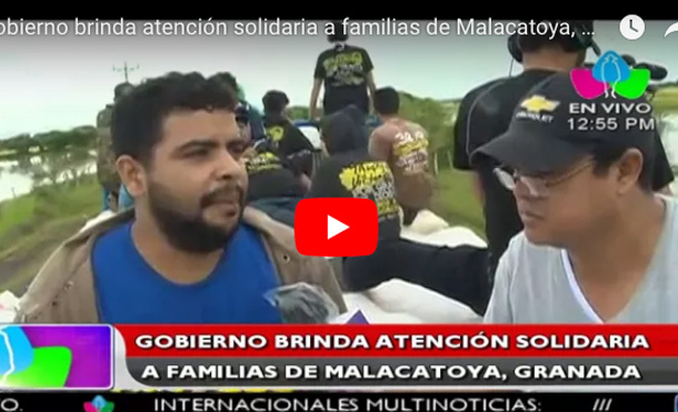 Gobierno brinda atención solidaria a familias de Malacatoya, Granada