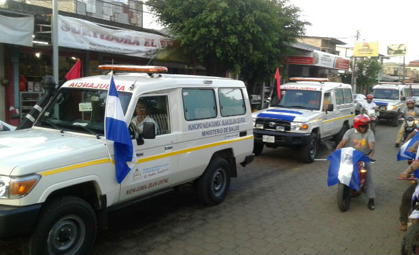 Nueva Guinea: Zelaya Central ahora cuenta con 4 nuevas ambulancias