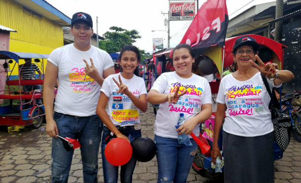 El Viejo expresó masivamente su respaldo al FSLN en el cierre de campaña 