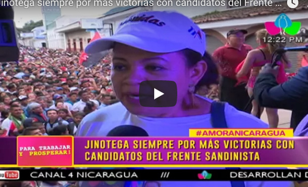 Jinotega siempre por más victorias con candidatos del Frente Sandinista