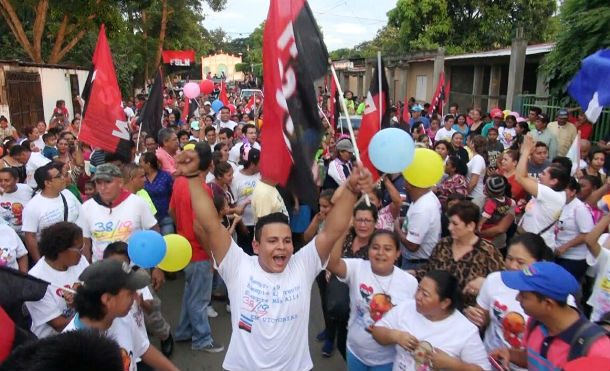 Nindiriseños celebraron con júbilo el triunfo de la Alianza Unida Nicaragua Triunfa