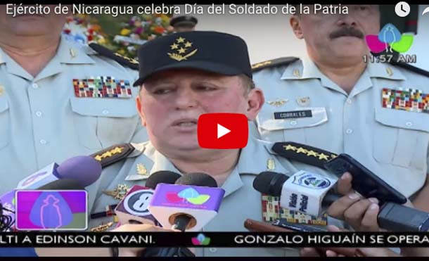 Ejército de Nicaragua celebra Día del Soldado de la Patria