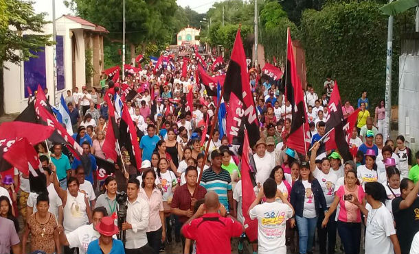 Familias de Nindirí auguran nuevos tiempos, Tiempos de Victoria en cierre de campaña