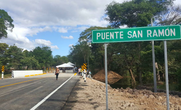 León: Familias de El Sauce inauguran nuevo puente “San Ramón”