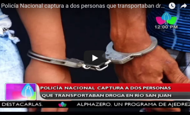 Policía Nacional captura a dos personas que transportaban droga en Río San Juan