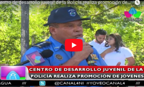 Centro de desarrollo juvenil de la Policía realiza promoción de jóvenes