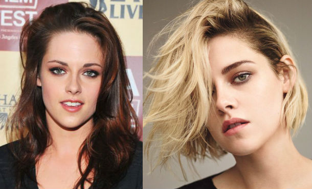 El look varonil e irreconocible de Kristen Stewart en una galería en NY