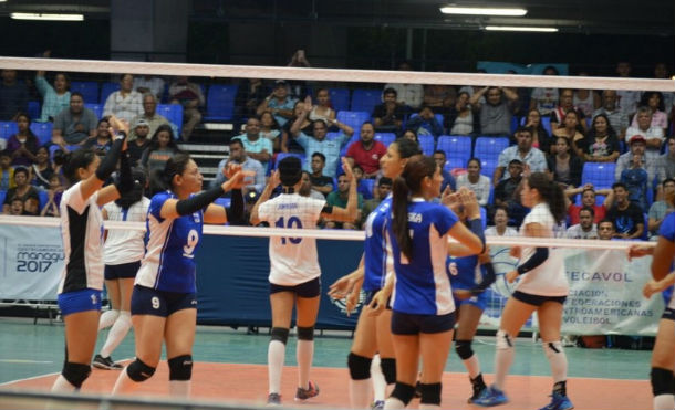 Noche de victoria para Nicaragua en voleibol sala