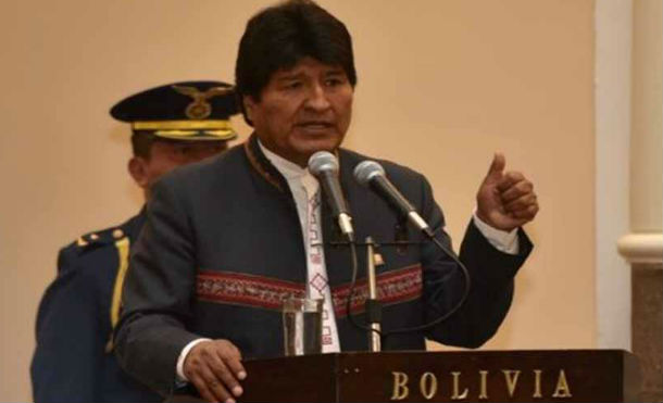 Evo Morales destaca soberanía económica de Bolivia