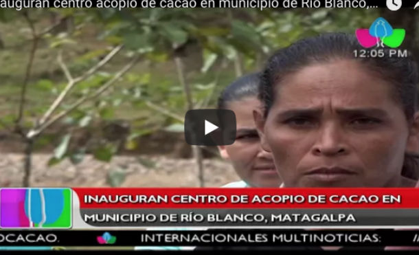 Inauguran centro acopio de cacao en municipio de Río Blanco, Matagalpa