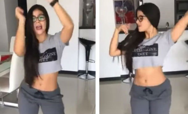 Colombiana bailó reggaetón y se vuelve viral