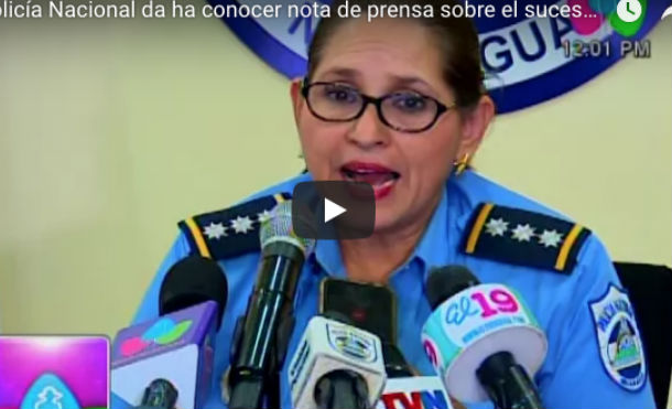 Policía Nacional da ha conocer nota de prensa sobre el suceso ocurrido en la comunidad La Virgen