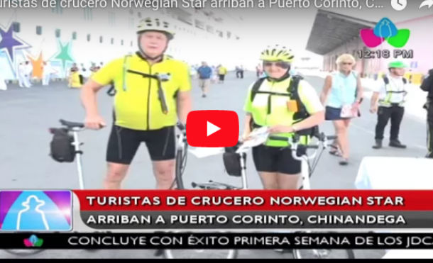 Turistas de crucero Norwegian Star arriban a Puerto Corinto, Chinandega