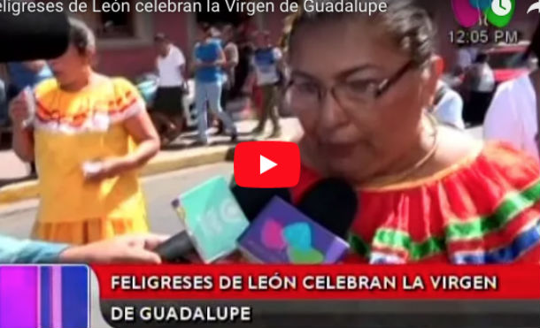 Feligreses de León celebran la Virgen de Guadalupe