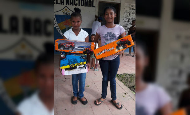 Gobierno Sandinista entrega juguetes a niños y niñas de la Costa Caribe