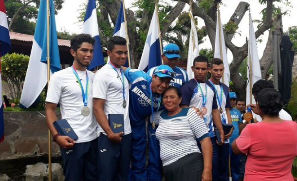 Madre orgullosa por darle a Nicaragua 4 destacados atletas