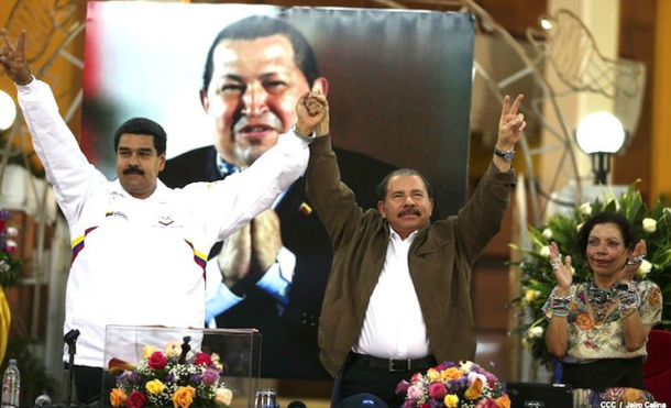 Mensaje del Presidente Comandante Daniel Ortega y la Compañera Rosario al Presidente Nicolás Maduro