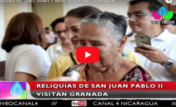 Reliquias de San Juan Pablo II visitan Granada