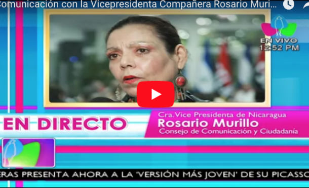 Comunicación con la Vicepresidenta Compañera Rosario Murillo, 11 de Diciembre 2017