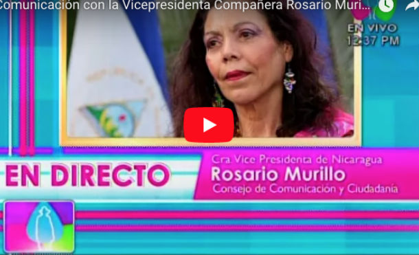 Comunicación con la Vicepresidenta Compañera Rosario Murillo, 13 de Diciembre 2017