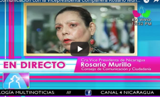 Comunicación con la Vicepresidenta Compañera Rosario Murillo, 14 de Diciembre 2017