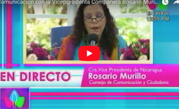 Comunicación con la Vicepresidenta Compañera Rosario Murillo, 15 de Diciembre 2017