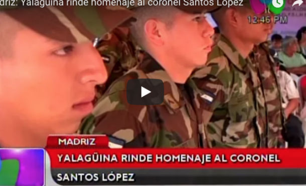 Madriz: Yalagüina rinde homenaje al coronel Santos López