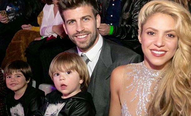 Piqué comparte imagen con Shakira pero ella llama la atención por su apariencia