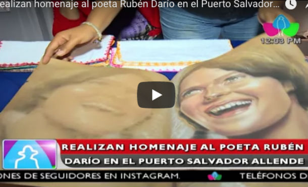 Realizan homenaje al poeta Rubén Darío en el Puerto Salvador Allende