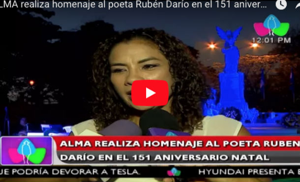 ALMA realiza homenaje al poeta Rubén Darío en el 151 aniversario natal